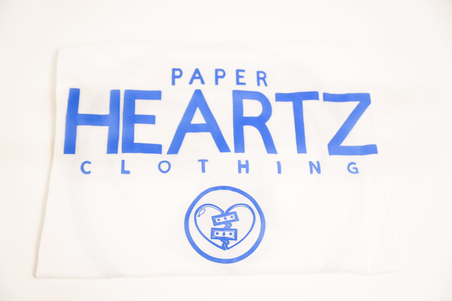 Paper Heartz Tee - Blue