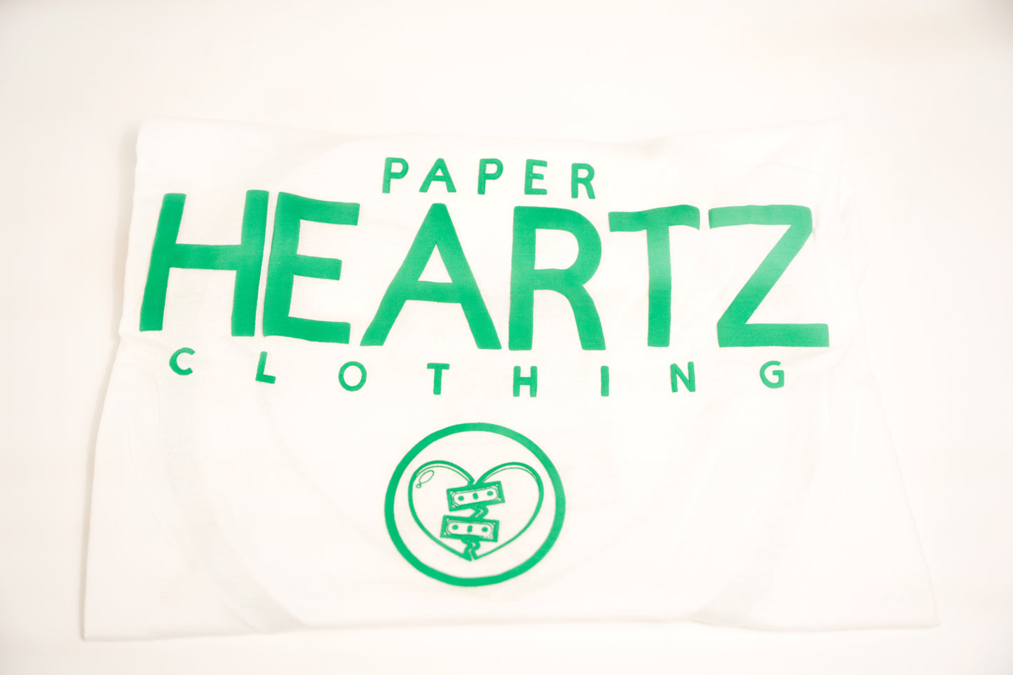 Paper Heartz Tee - Green