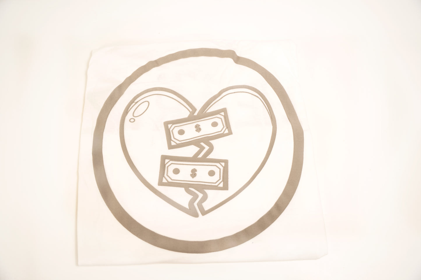 Paper Heartz Tee - Gray