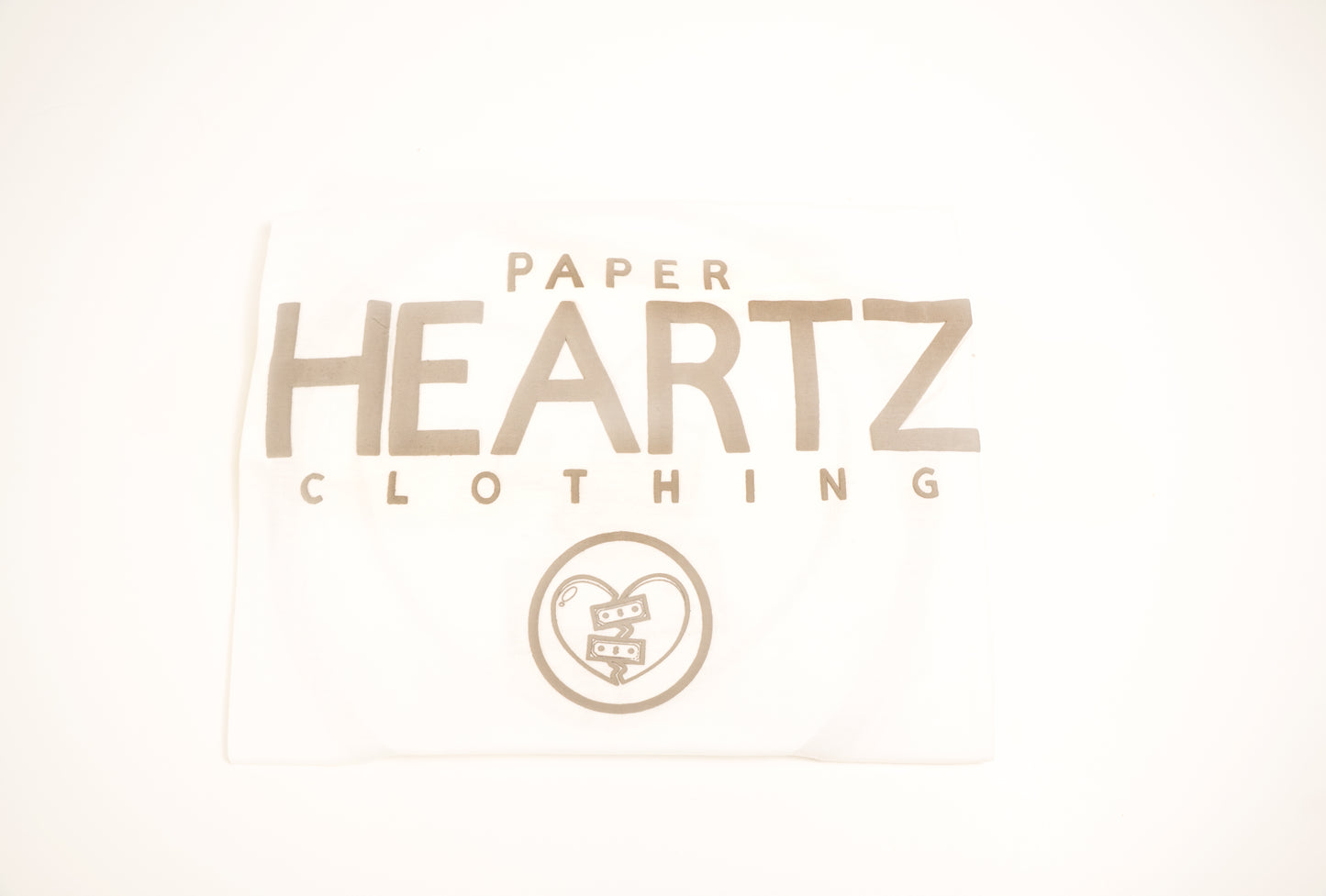 Paper Heartz Tee - Gray