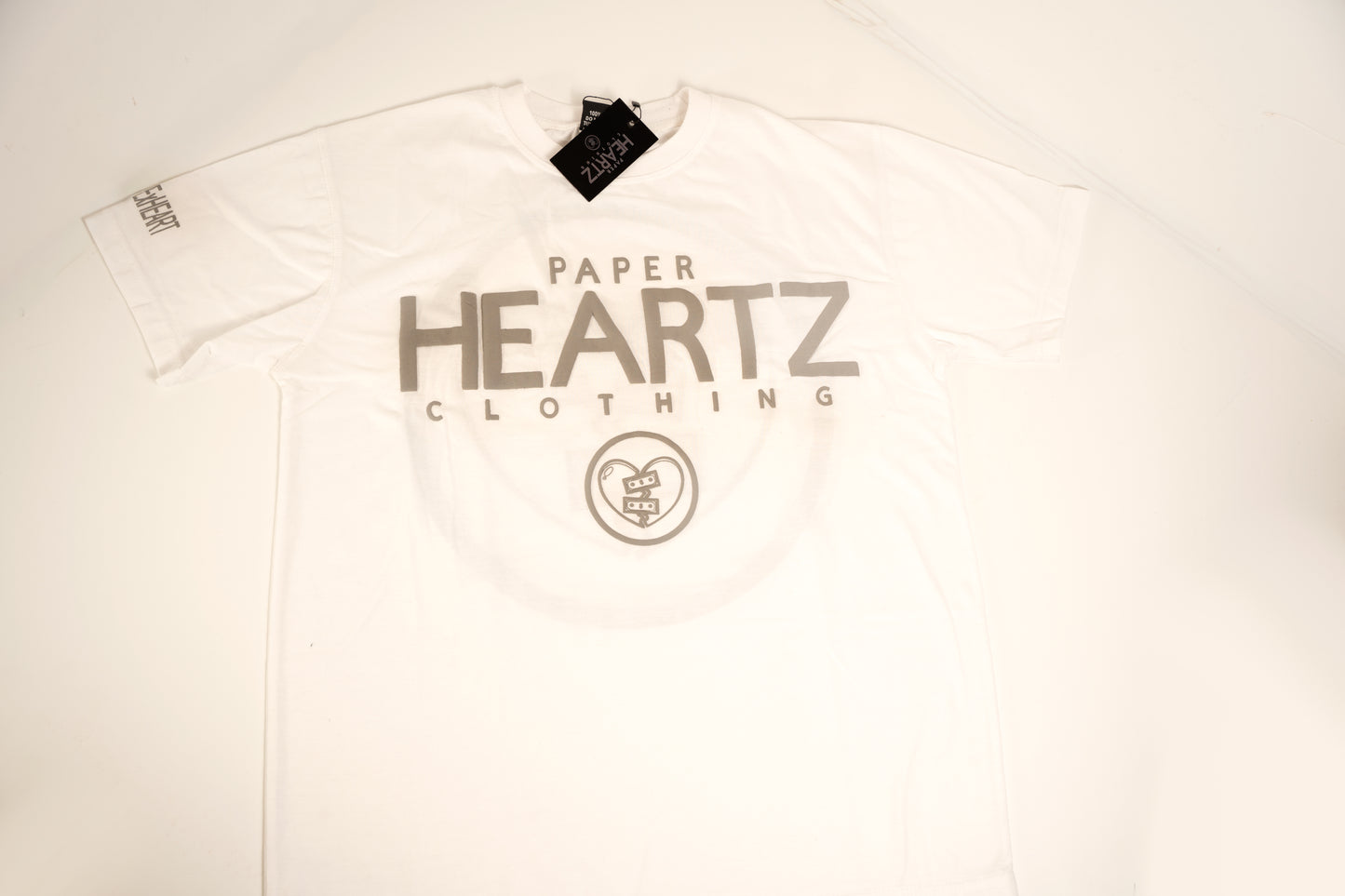 Paper Heartz Tee - Gray