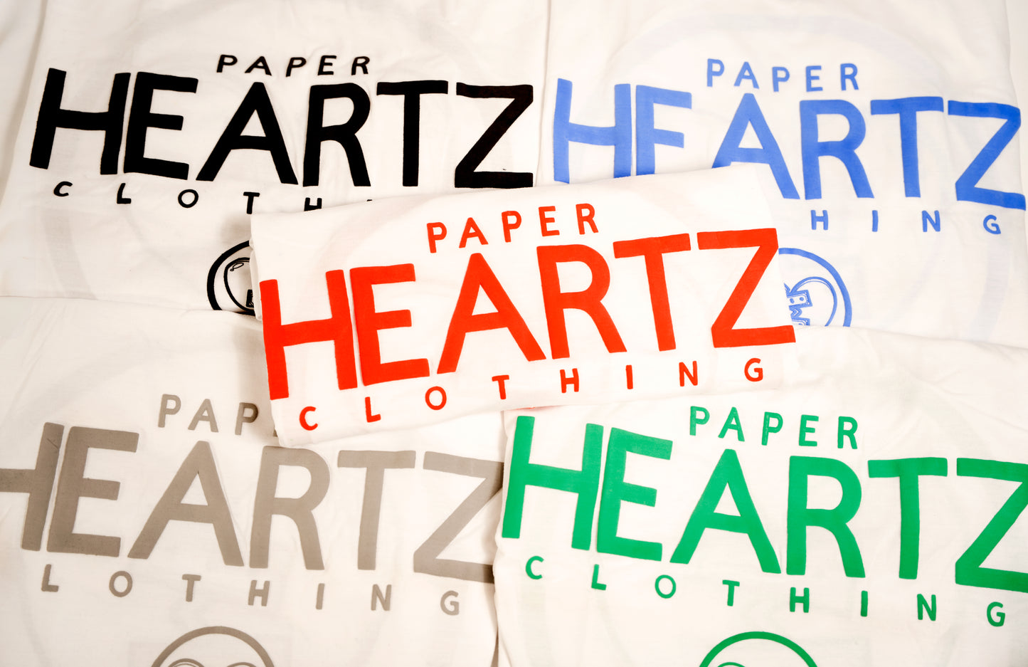 Paper Heartz Tee- Red