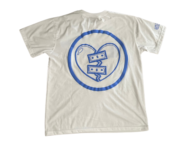 Paper Heartz Tee - Blue