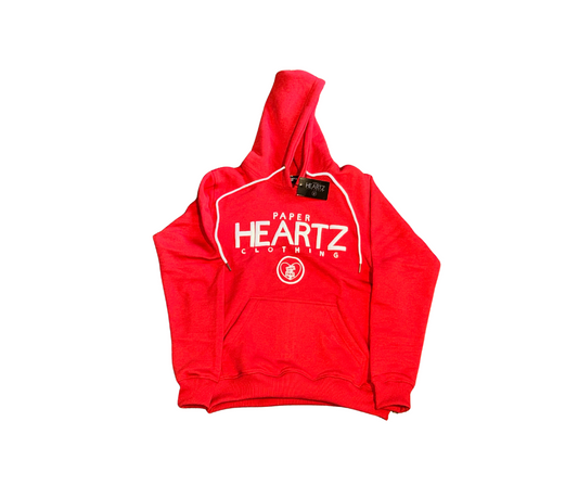 Paper Heartz Hoodie - Red