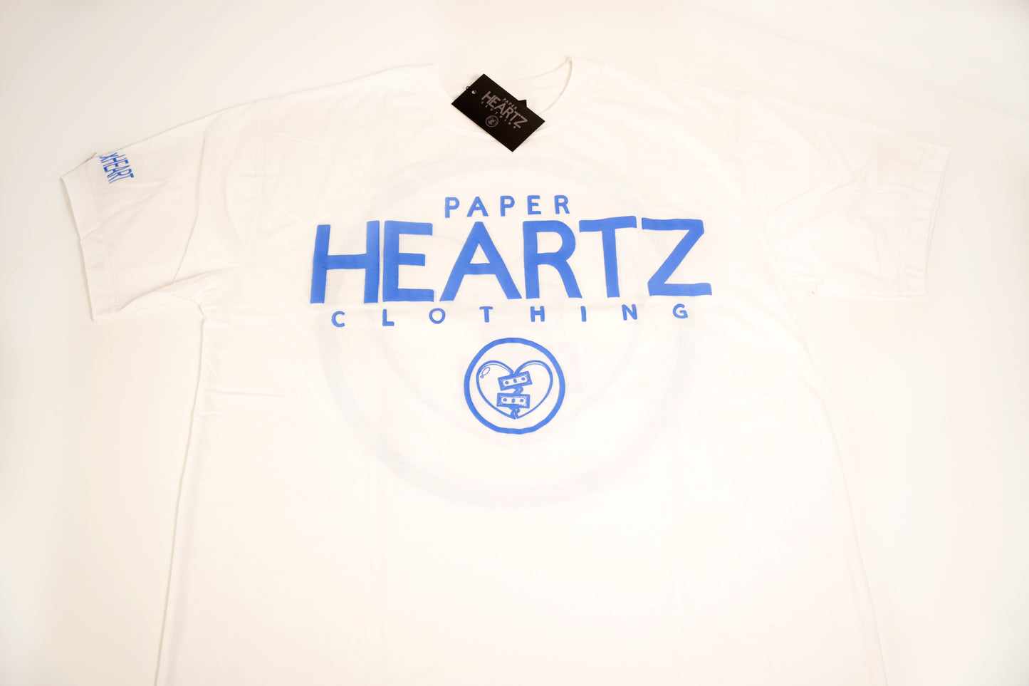 Paper Heartz Tee - Blue