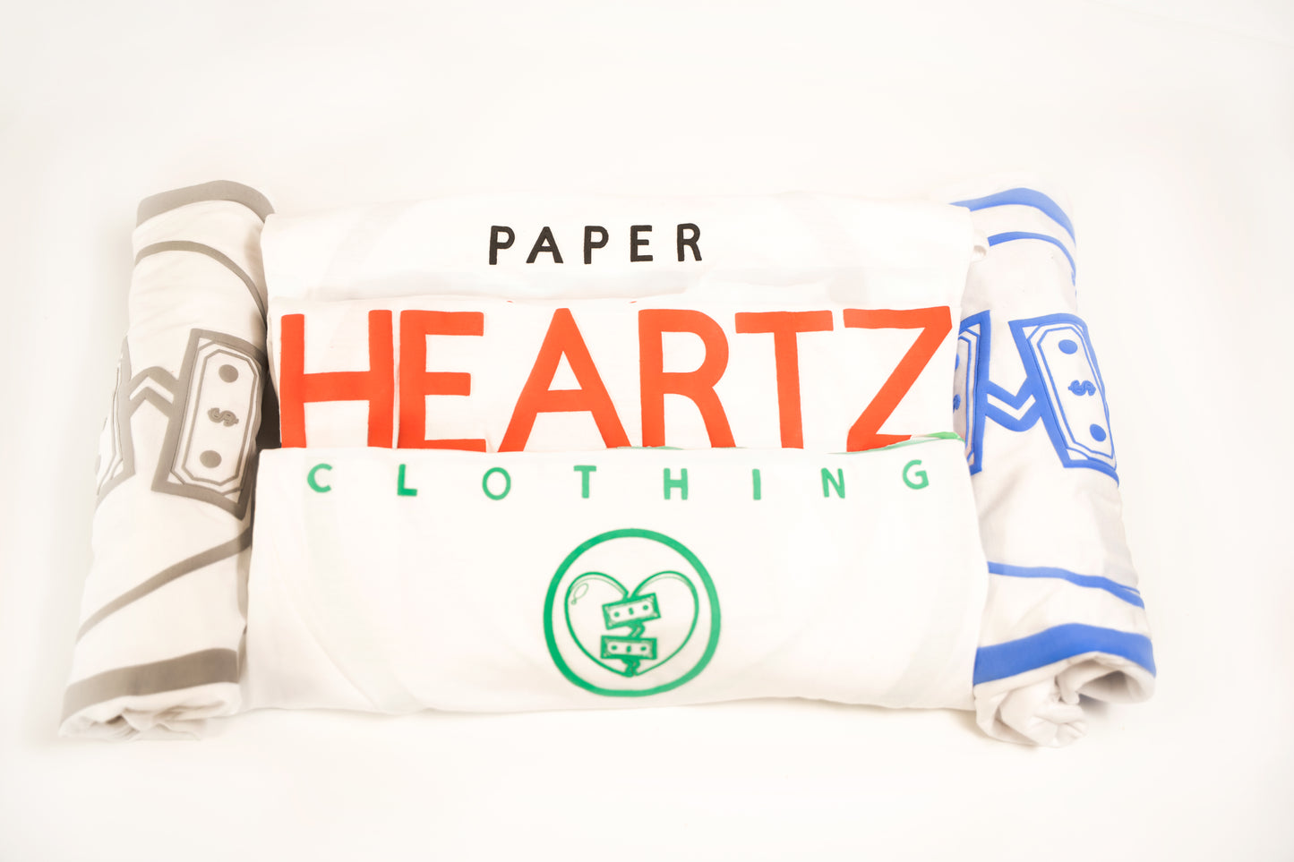 Paper Heartz Tee- Red